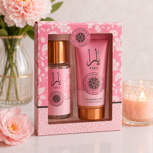 🌸 YARA ROSE – Coffret Brume & Lotion