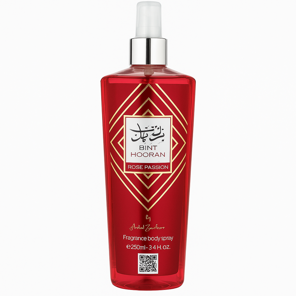 Brume Corporelle Bint Hooran – Rose Passion (250 ml)